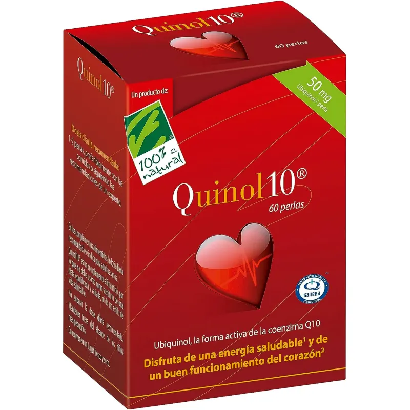 Quinol 100 mg 100%natural 30 cápsulas, 100% Natural