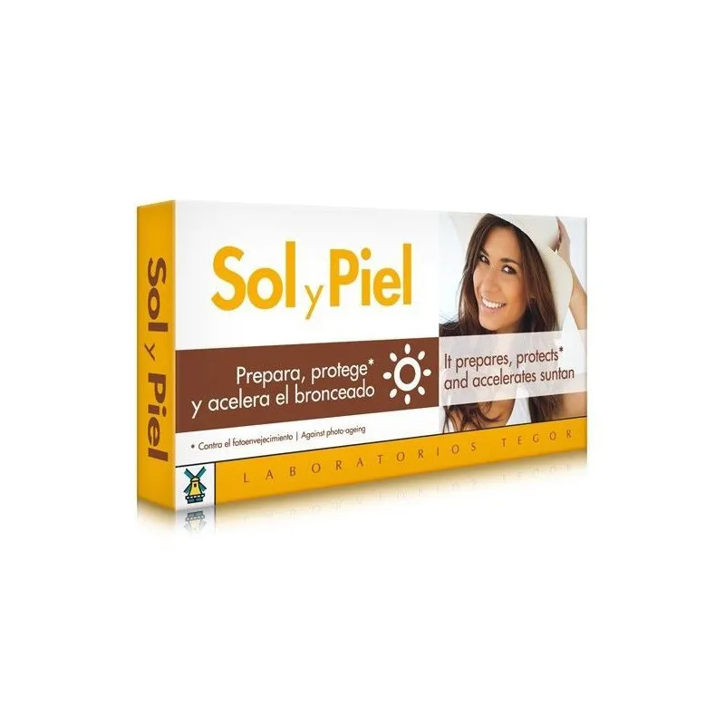 Sol y piel 40 gélules, Tegor