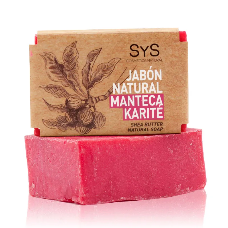 Sabonete de manteiga de carité natural em barra 100 g, Sys