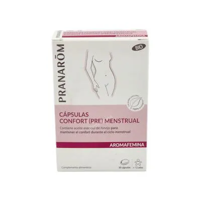 Pranarom P. acabado aromafemina confort pre menstrual 30 cápsulas, Pranarom P.acabado
