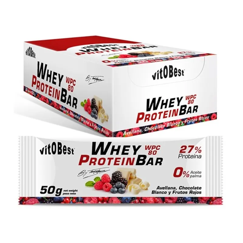 Barrita whey protein torreblanca frutos rojos vito, Vit.o.best