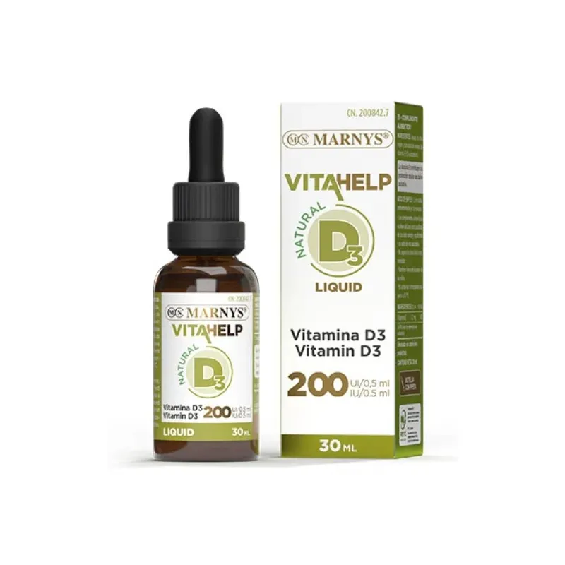 Vitamina d3 liquida 200ui vitahelp 30 ml, Marnys
