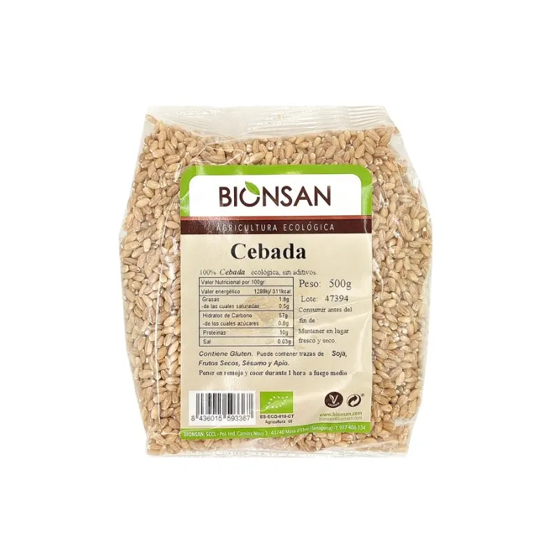 Cebada grano BIO 500 g, Bionsan
