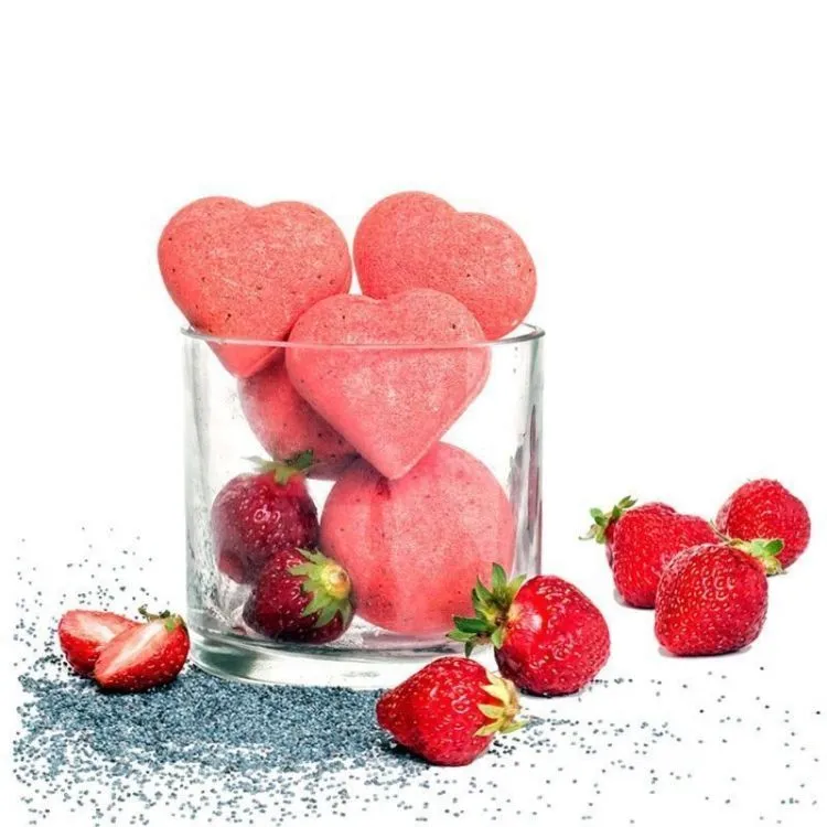 Fresas (corazón), Bubbles & Colors