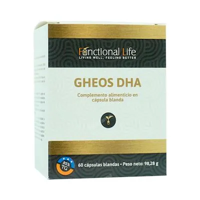 DHA 1200 mg 60 cápsulas, Gheos