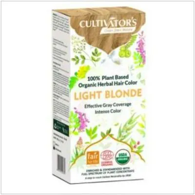 Rubio claro tinte orgánico ecocert 100 g, Cultivators