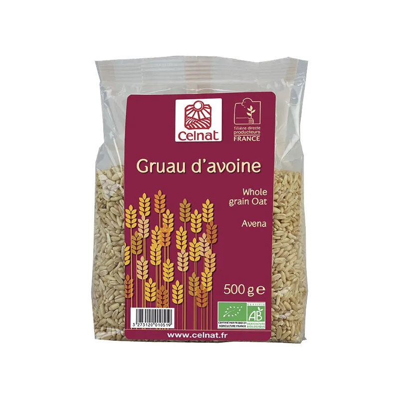Avena grano BIO 500 g, Celnat