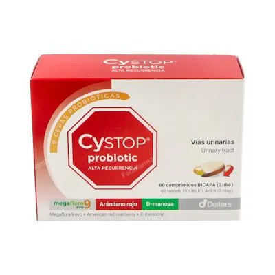 Cystop probiotic alta recurrencia 60 comprimidos, Deiters