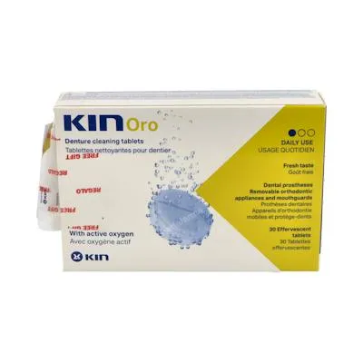 Oro tab limpiadoras 30 un, Kin