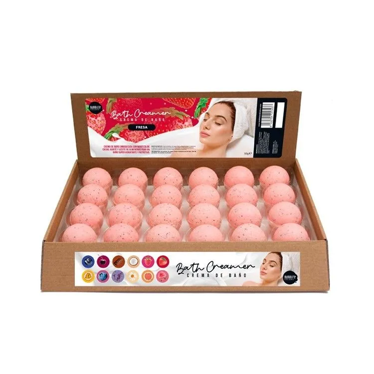 Bath Creamer Fresas 24 uds., Bubbles & Colors