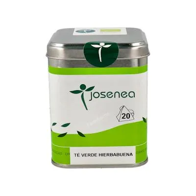 Té verde con hierbabuena lata 20 sobres, Josenea
