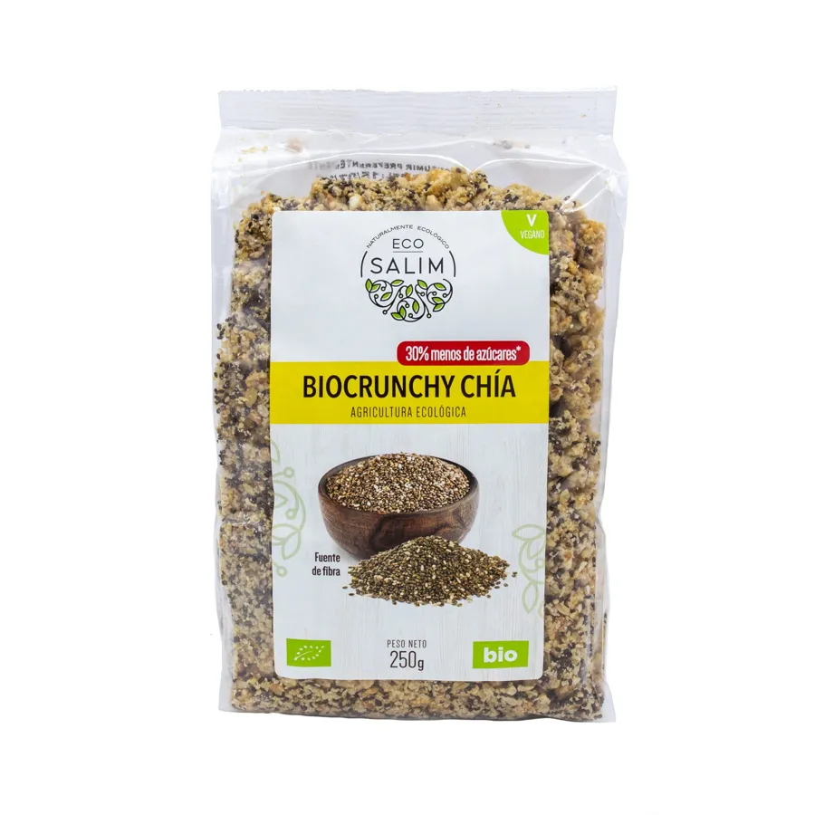 Crunchy Chia BIO 250 g, Ecosalim