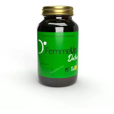 Detox 60 cápsulas, Femmeup