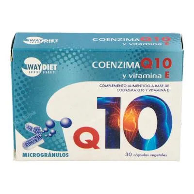 Q10 + vit e 30 cápsule, Waydiet Natural Products