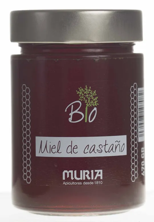 Tarro de Miel Castaño BIO 470 g, Muria
