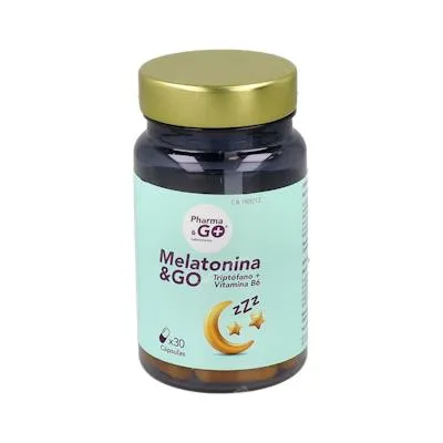 Pharma & go melatonina + triptofano + vitamina B6 30 cápsulas, Pharma&go
