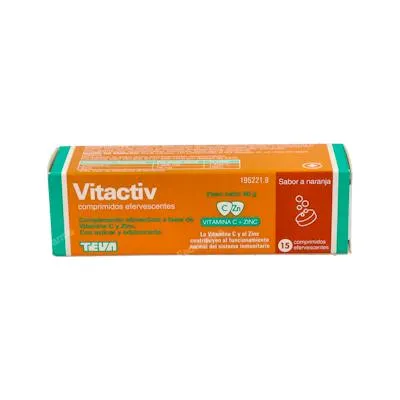 Vitactiv 15 comprimidos efervescentes, Vitactiv