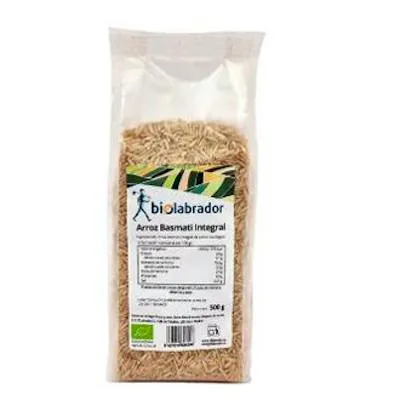Volkoren basmatirijst 500 g, Biolabrador