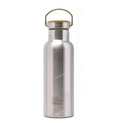 Termo acero inox con tapon bambu BBO14.AC 500 ml, Irisana