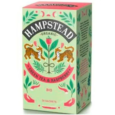 Green tea-raspberry infusión BIO 20 sobres, Hampstead