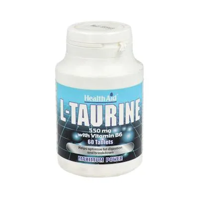 L-taurina 60 comprimidos, Health Aid
