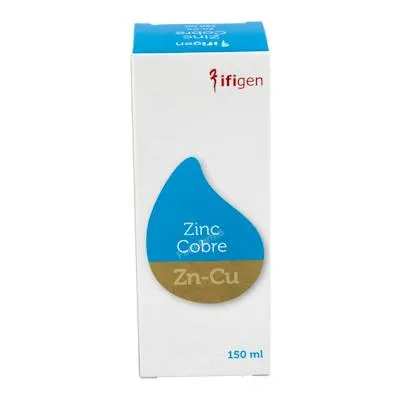 Zinc-cobre (Zn-Cu) oligoelementos 150 ml, Ifigen
