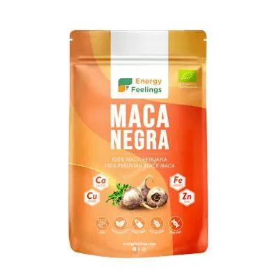 Maca negra polvo sin gluten BIO 200 g, Energy Feelings