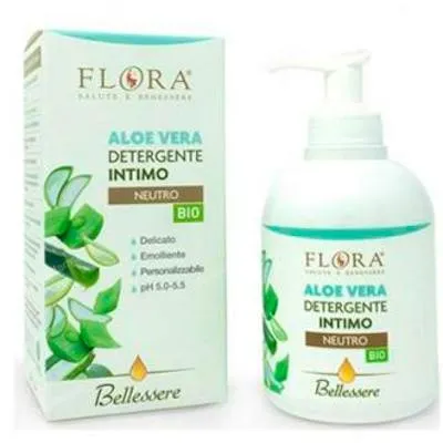 Gel intimo neutro con aloe BIO 250 ml, Flora