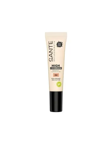 Mineraal corrector hoge dekking 02 warm beige, Sante Naturkosmetik
