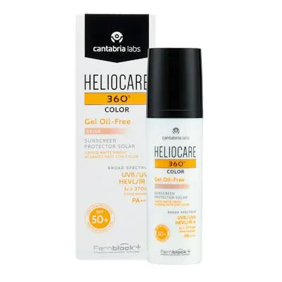 360º SPF50+ color beige gel seco 50 ml, Heliocare
