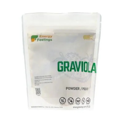 Graviola polvo sin gluten 150 g, Energy Feelings