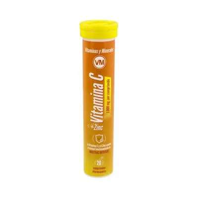 Vitamina C + zinc 20 comprimidos efervescentes, Ynsadiet