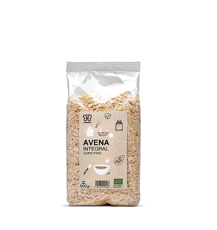 Copo de avena mini con gluten 1K BIO, Naturcid