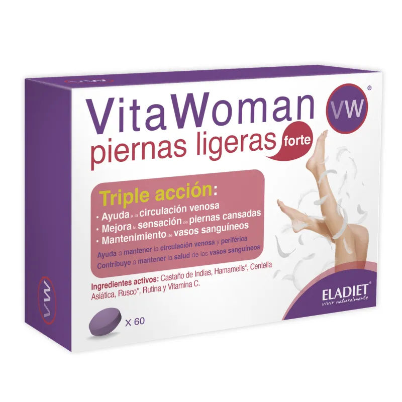 Vitawoman piernas ligeras forte 60 comprimidos, Eladiet