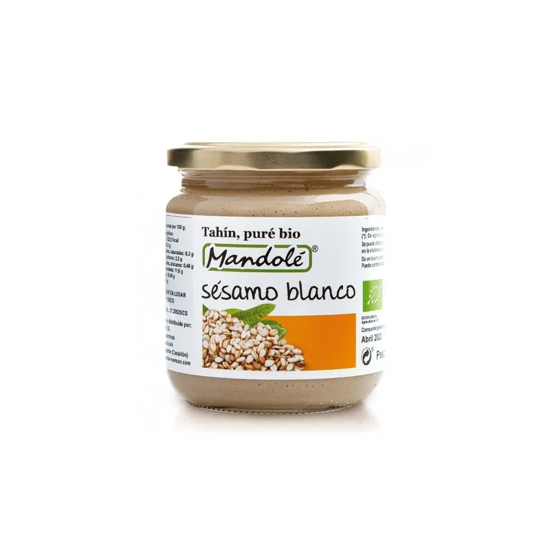 Tahin sésamo blanco BIO 325 g, Mandole