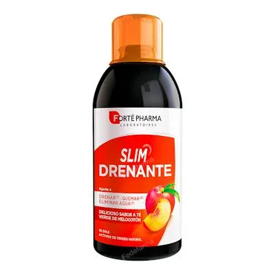 Turboslim drenante melocoton 500 ml, Forte Pharma