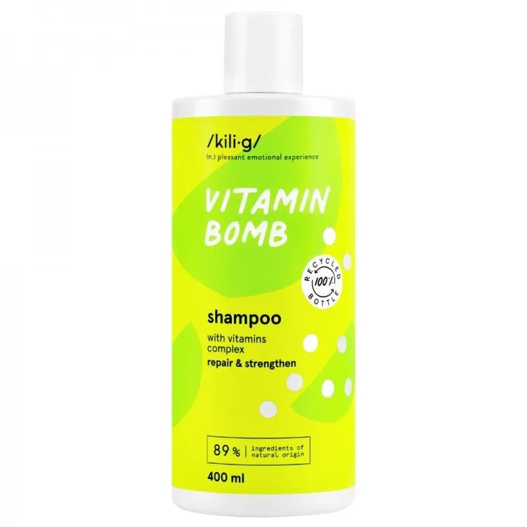 Champô fortalecedor do cabelo Vitamin Bomb, Kilig