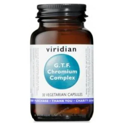 Gtf cromo complex 30 cápsulas vegetales, Viridian