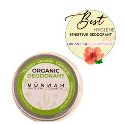 Desodorante orgánico 30 ml, Munnah