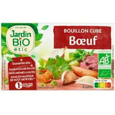 Caldo de carne 8cubitosx BIO 10 g, Jardin Bio