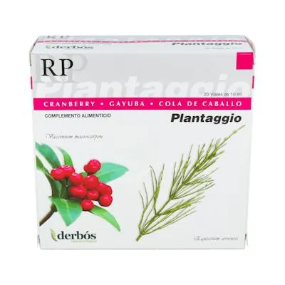 Plantaggio rp 20 ampollas, Derbos