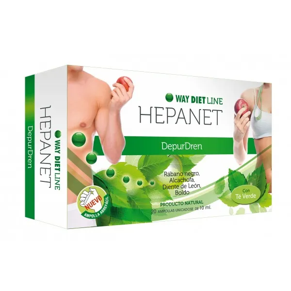 Hepanet 20 ampollas x 10 ml, Waydiet · imagen 2