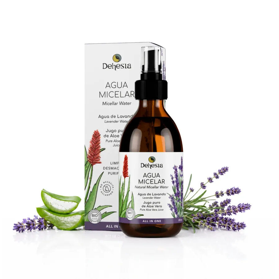 Agua micelar all in one lavanda-aloe BIO 250 ml, Dehesia