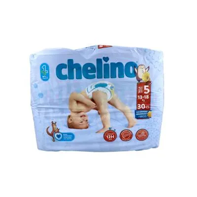 Pañal inf pasitos T5 13- 30un 18 kg, Chelino