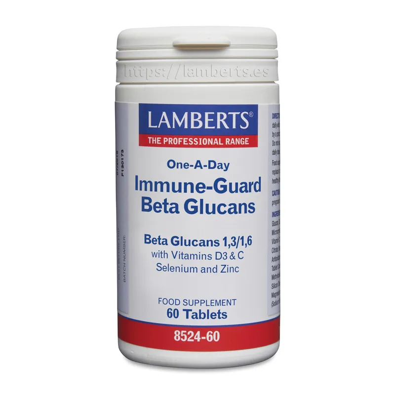 Immune guard beta glucanos 60 tabs, Lamberts