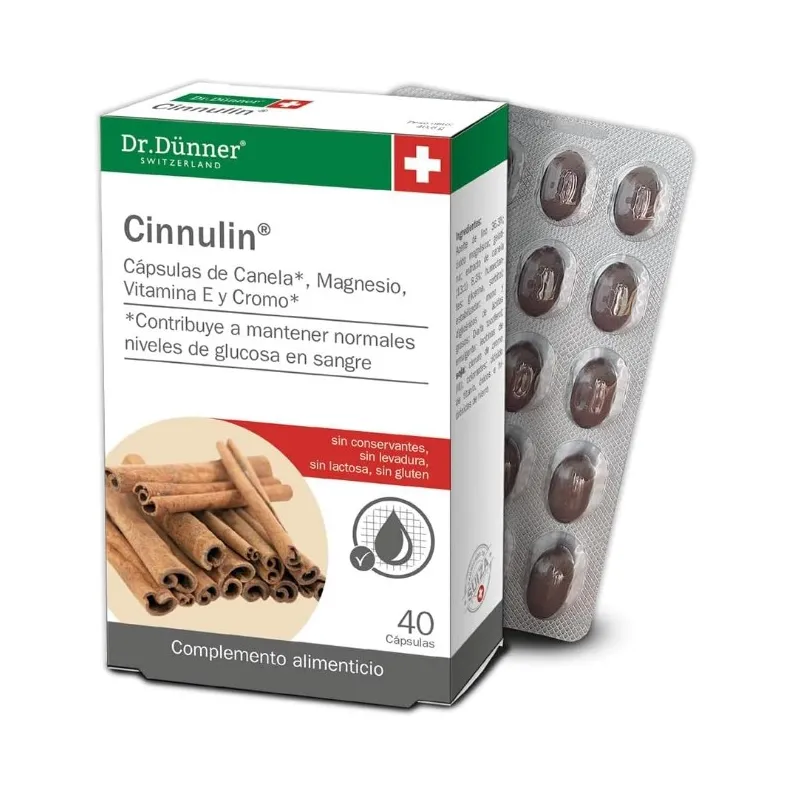 Cinnulin canela duner 40 Kapseln, Dr. Dunner