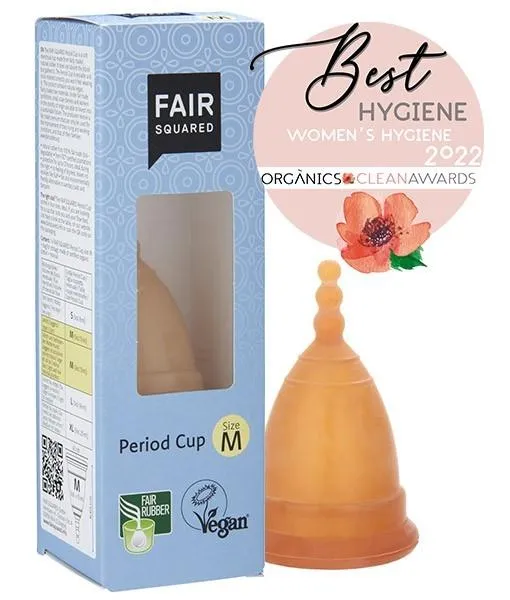 Natuurlijke latex menstruatiecup M, Fair Squared