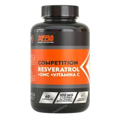 Resveratrol complet 60 cápsulas, Mega Plus