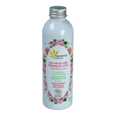 Agua micelar desmaquillante con rosa BIO 200 ml, Fleurance Nature