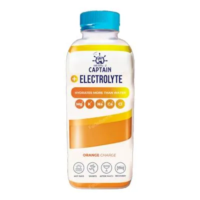 Electrolites bebida con electrolitos naranja 600 ml, Gutsy Captain